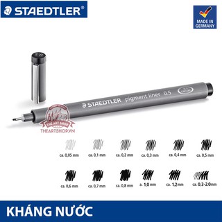 (HỎA TỐC) Bút liner đi nét chuyên nghiệp STAEDTLER 308 pigment liner Nhật Bản THEARTSHOP