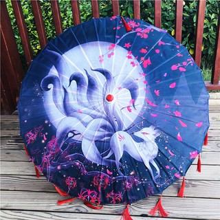 Ô dù lụa giả cổ trang tua ngắn order phần 1