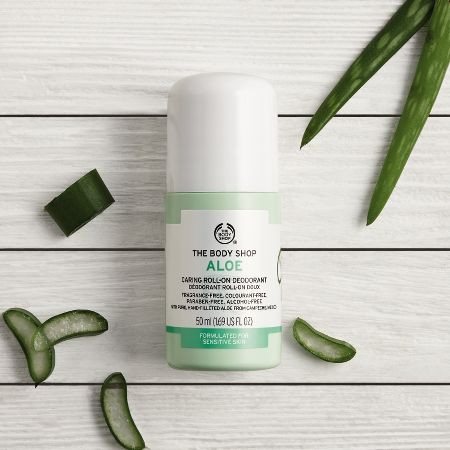 Lăn khử mùi The Body Shop Aloe Caring Roll on Deodorant 50ml