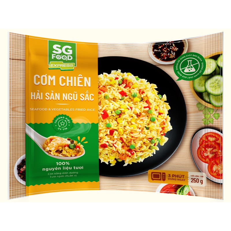 Cơm chiên hải sản ngũ sắc [Chỉ giao HCM]