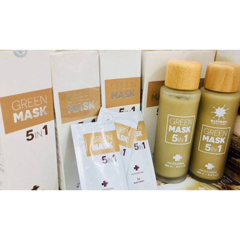 Tẩy Da Chết Green Mask GENIE 5 in 1 Giảm Nhờn Mụn Cám, Mụn Đầu Đen | BigBuy360 - bigbuy360.vn