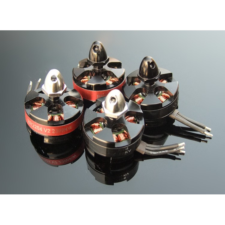 BỘ 2 ĐỘNG CƠ BRUSHLESS BR2204 2300KV