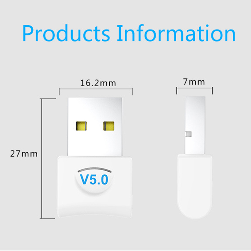 Bộ Chuyển Đổi Usb Bluetooth Dongle 5.0 V5.0 Cho Máy Tính