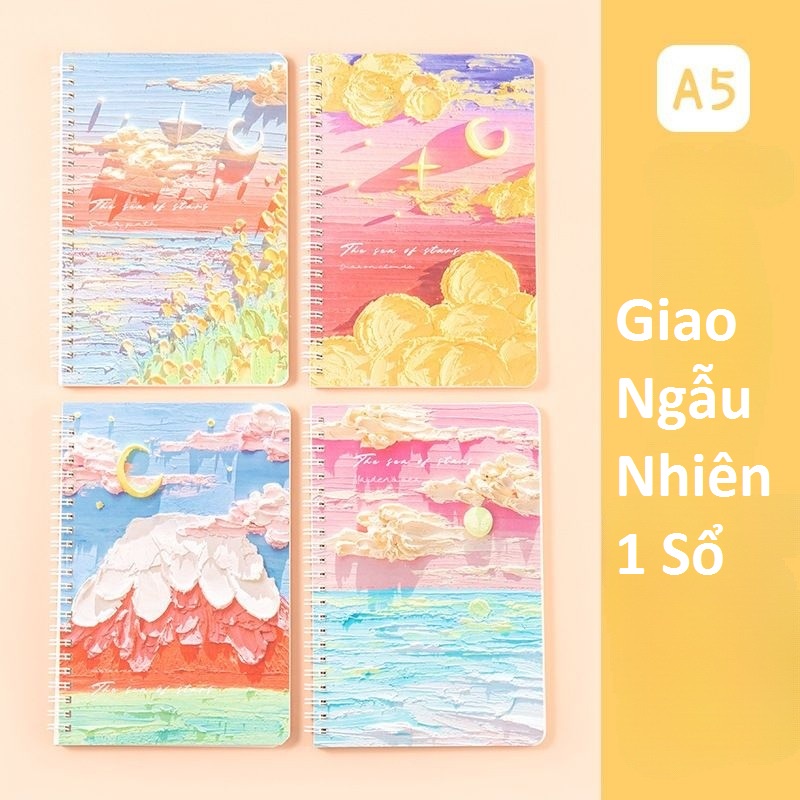 Sổ Tay A5 Ghi Chép Cute Ghi Chú Dễ Thương Mini Học Sinh VPS19