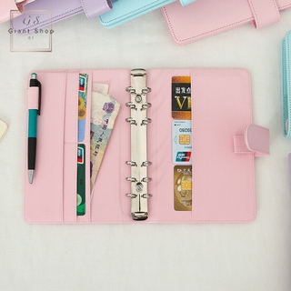 Classic Loose Leaf Ring Binder Notebook Planner Diary Notebook Cover PU Leather Cover