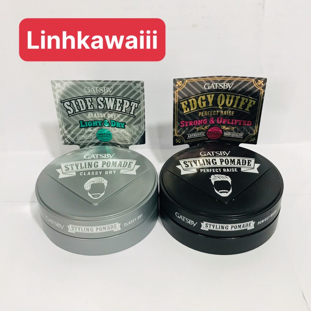 Pomade tạo kiểu tóc nam Gatsby Styling Pomade 75G [Nhật Bản]
