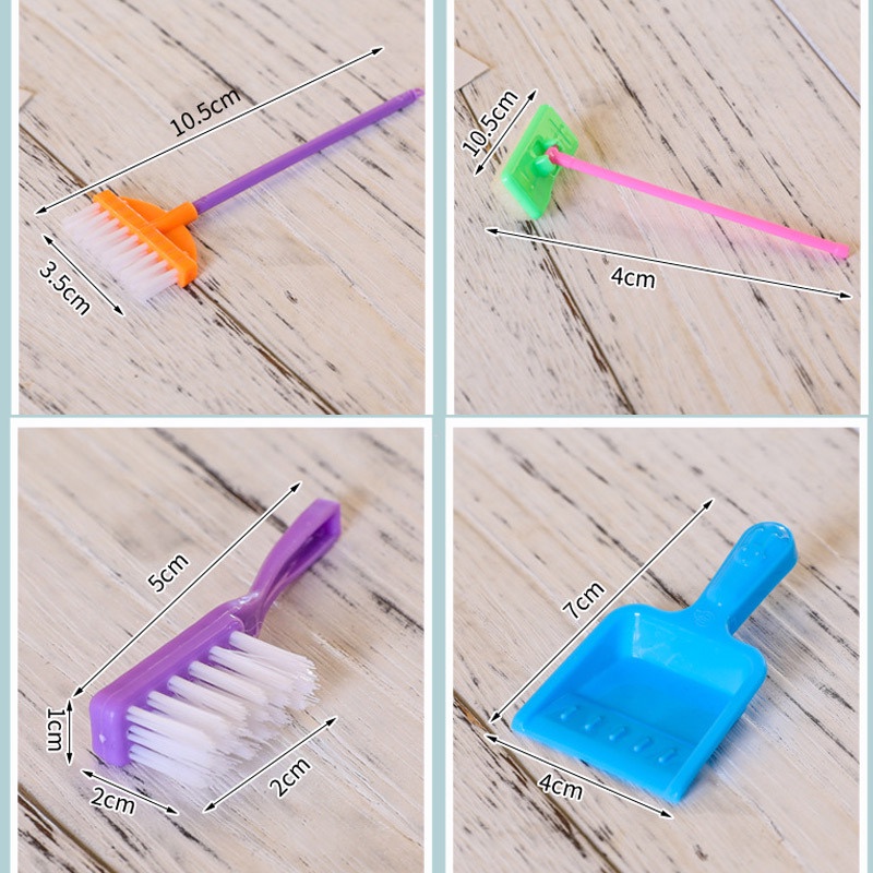 Set 9 Món Đồ Chơi Dụng Cụ Dọn Dẹp Nhà Bếp Dễ Thương Cho Bé