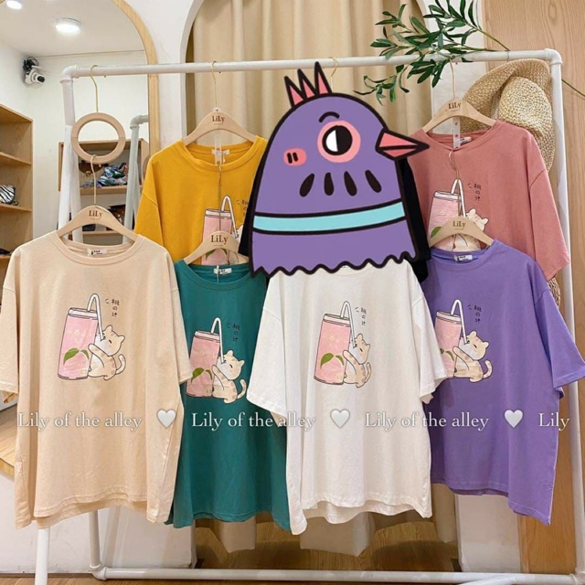 Áo mèo hút sữa chất tici TTV669