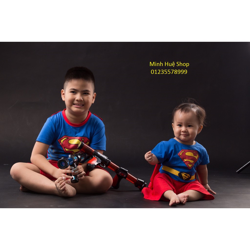 Váy đầm Siêu nhân Supergirl _ Samkids