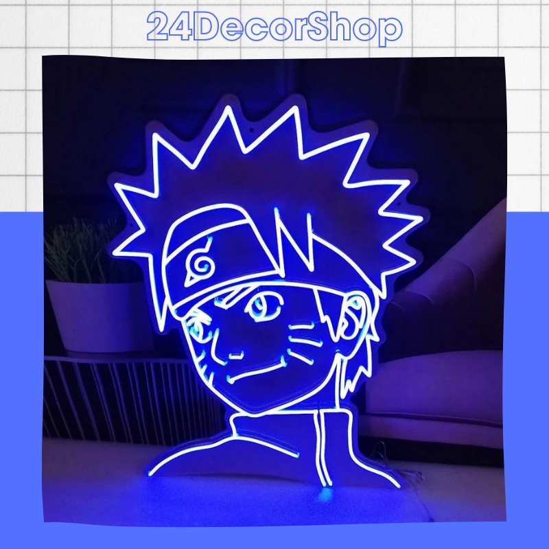 Đèn Led Neon, Decor Phòng Ngủ hình Naruto