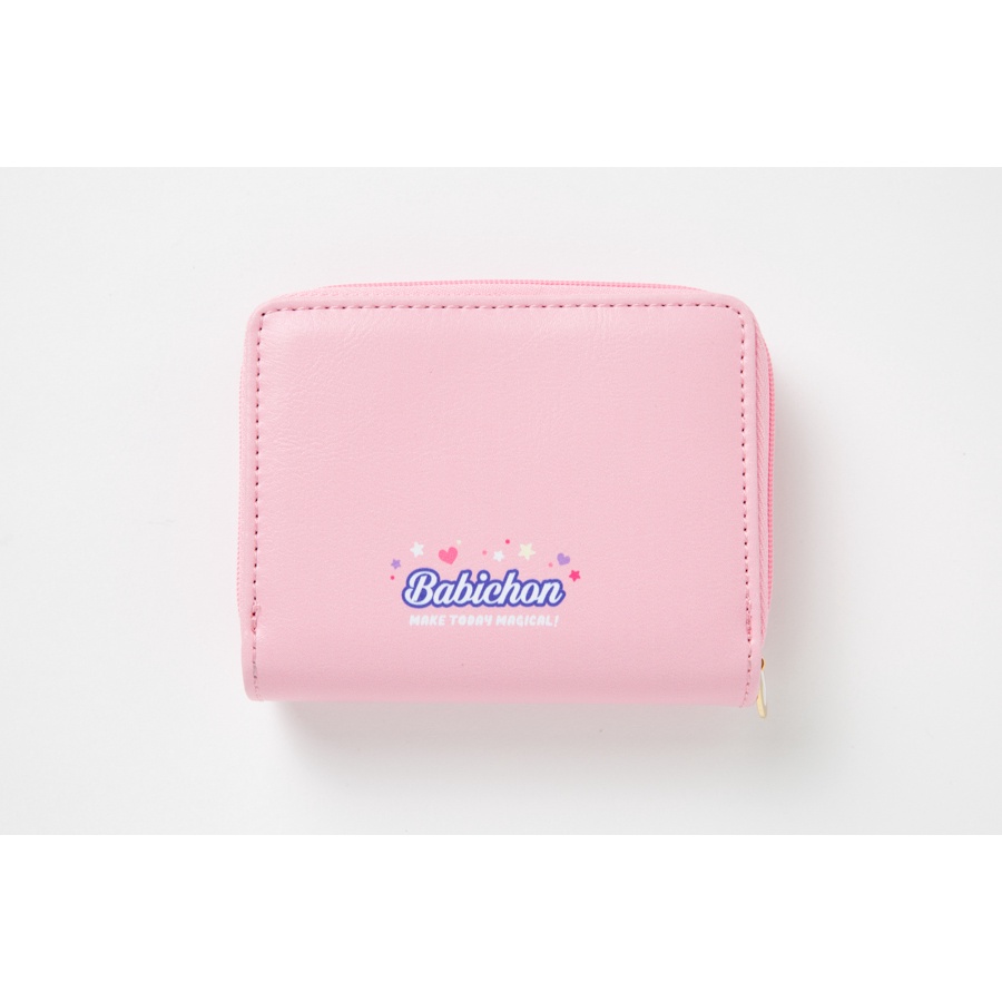 Ví Da ARTBOX Hàn Quốc Dạng Gập Họa Tiết Barbichon Màu Hồng Dễ Thương