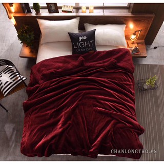 Chăn lông cừu Ultimate màu đỏ đô