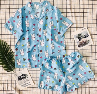 Bộ đồ Pijama thái lan (cộc quần đùi)