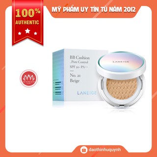 Phấn nước Cushoin Laneige Pore Control SPF50 PA+++