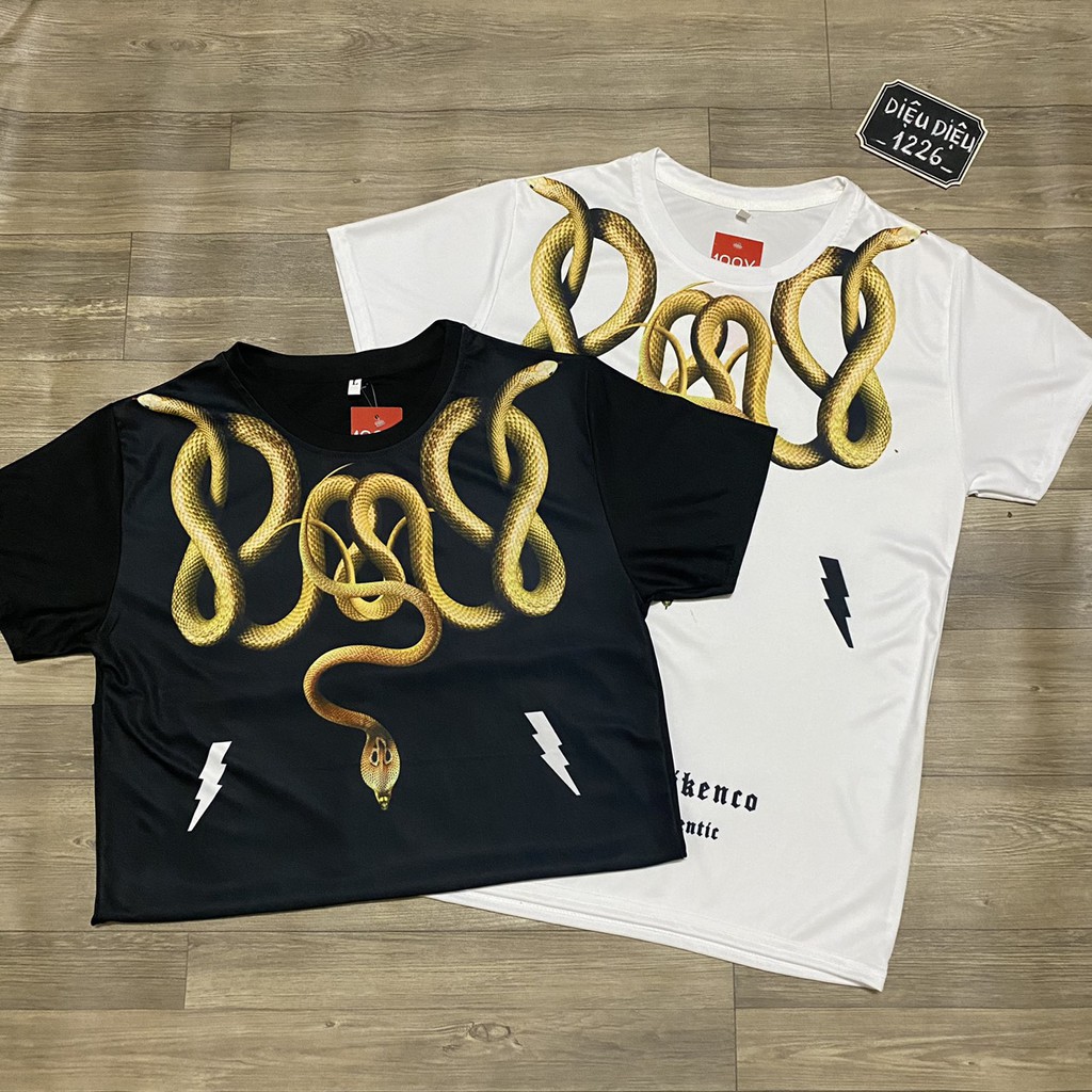 ÁO PHÔNG MIKENCO HÓT HÍT HỌA TIẾT RẮN ĐEN TRẮNG CHẤT VẢI THUN LẠNH IN HÌNH 3D CAO CẤP kèm ảnh thật | BigBuy360 - bigbuy360.vn