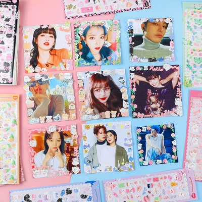 Sticker hình dán Pompomroom trang trí toploader và sổ tay bullet journal | BST130