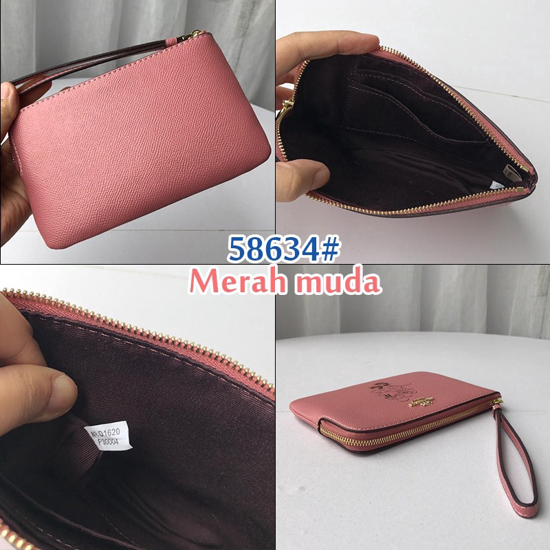 COACH Túi đeo tay / ví nữ dài / ví dây kéo / F30004