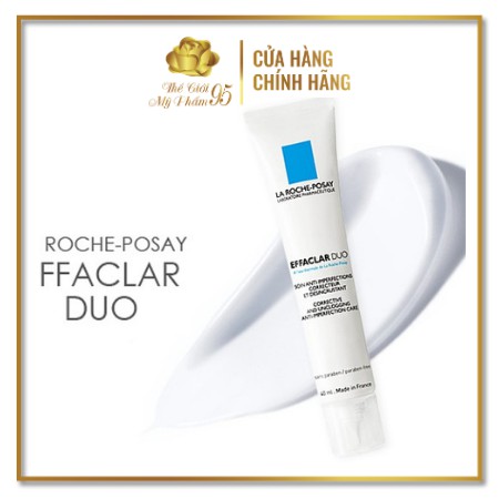 Kem hỗ trợ làm giảm mụn La Roche-Posay Effaclar Duo+ 40ml