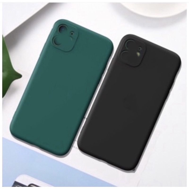 Ốp Chống Bẩn Full Viền Camera iPhone 11ProMax/12ProMax Silicon Basic