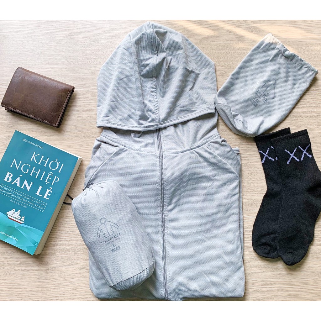 [MUA 1 TẶNG 1] Áo chống nắng nam cao cấp, thoáng mát, chống tia UV ✨Tặng kèm tất cổ cao in chữ XX Ulzzang - Unisex | BigBuy360 - bigbuy360.vn