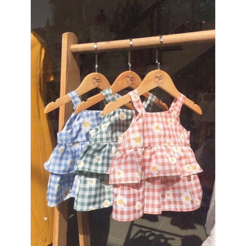 Vải Xô Hoạ Tiết Hoa Cúc Cao Cấp mềm mại nhà Lavie thấm hút mồ hôi tốt, vải may quần áo, khăn.