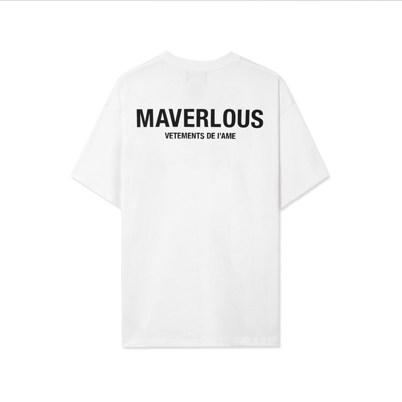 ÁO THUN MAVERLOUS LOGO SILICON/WHITE