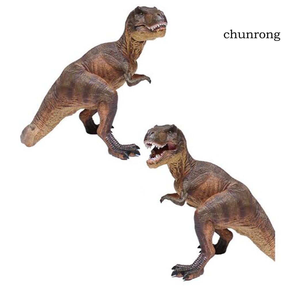 CR+Simulation PVC T-Rex Dinosaur Action Figure Model Kids Education Toy Collectible