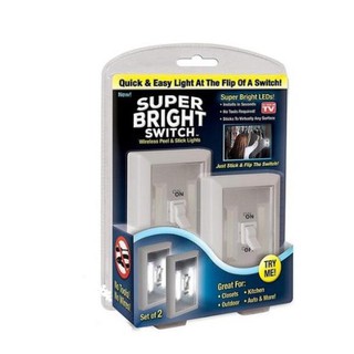 Bộ 2 Đèn Led công tắc gạt super bright switch SBLW đa năng - Home and Garden
