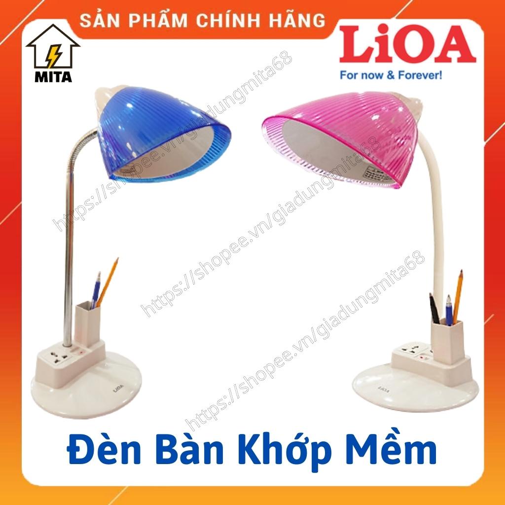 Đèn bàn học khớp mềm chống cận LiOA 01B/BL(PK) - MITA