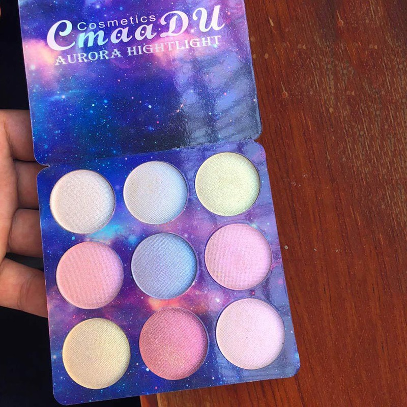 Bảng phấn mắt bắt sáng tạo khối 9 màu trang điểm chuyên nghiệp | BigBuy360 - bigbuy360.vn