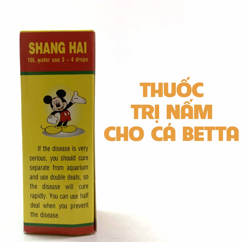 Dung Dịch Trị Nấm Cho Cá Betta