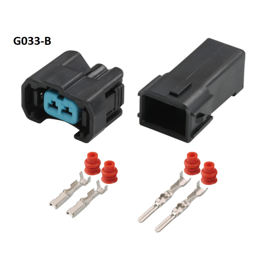 G033-Giắc cắm kim phun Accord Odyssey Fit Civic 2 lỗ