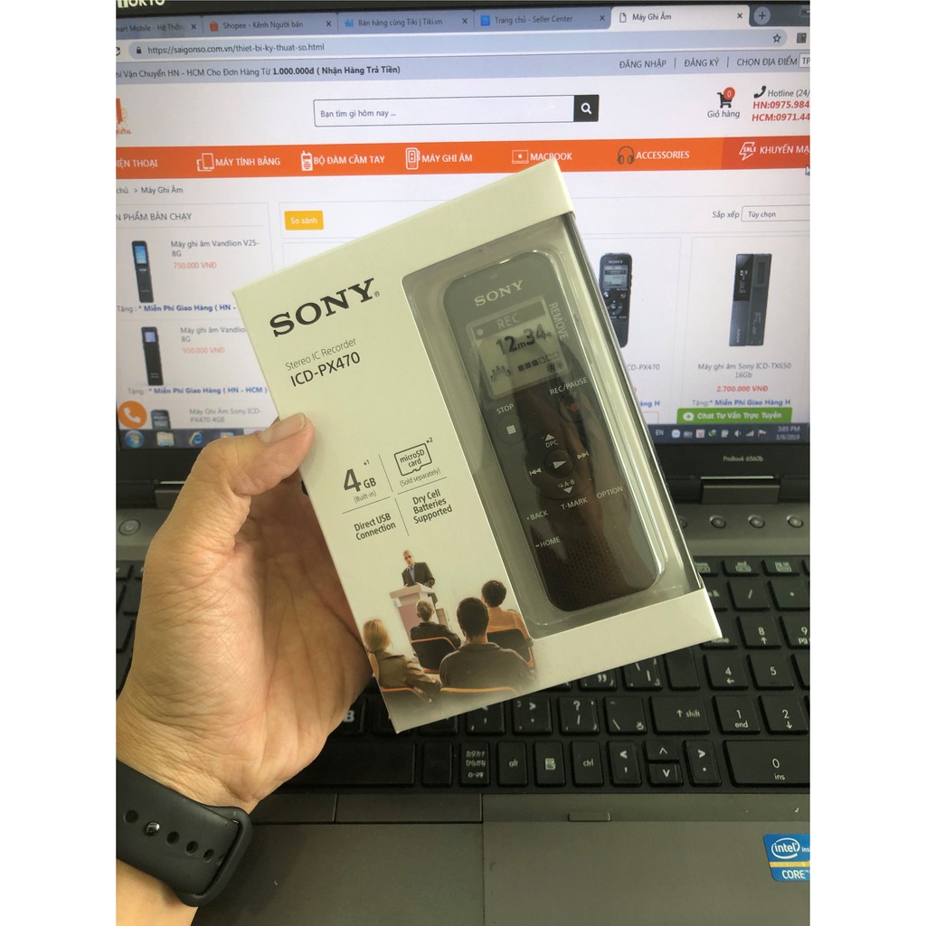 Máy Ghi Âm Sony PX470