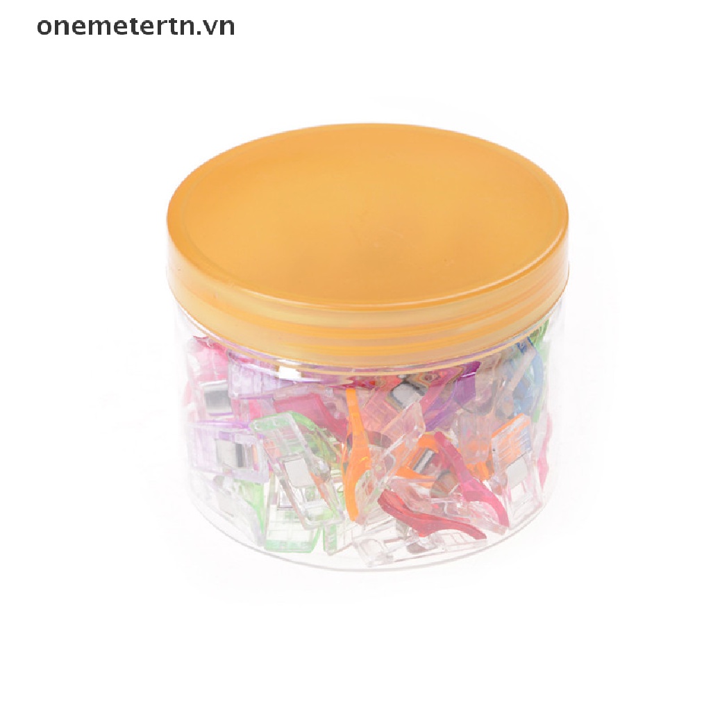 Onemetertn Set 50 Kẹp Giữ Cố Định Vải Nhiều Màu Sắc