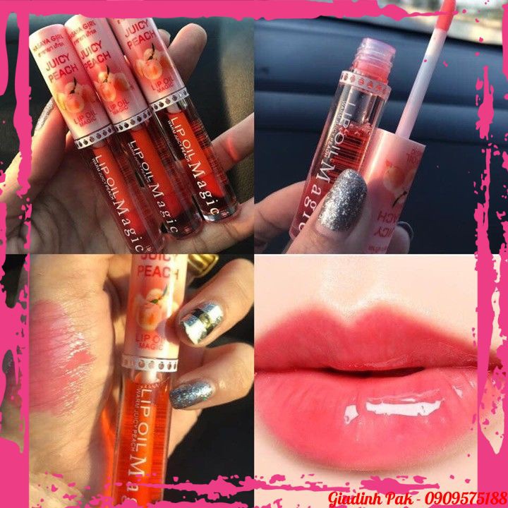 [New] Son Dưỡng Môi Có Màu Tráo Đào Lip Oil Magic Hasaya Girl Môi Căng Mọng | BigBuy360 - bigbuy360.vn