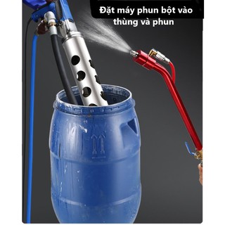 máy phun bột bả , phun gai