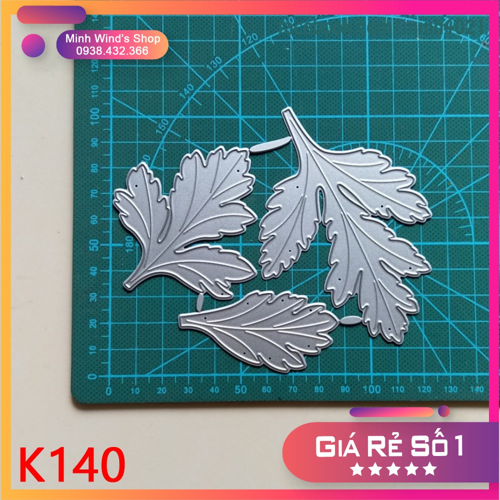 K140 - Khuôn Kim Loại Cắt Lá Cúc Tana 3 Size