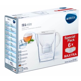 Bình lọc nước Brita uống liền 2,4 lít, kèm 6 lõi