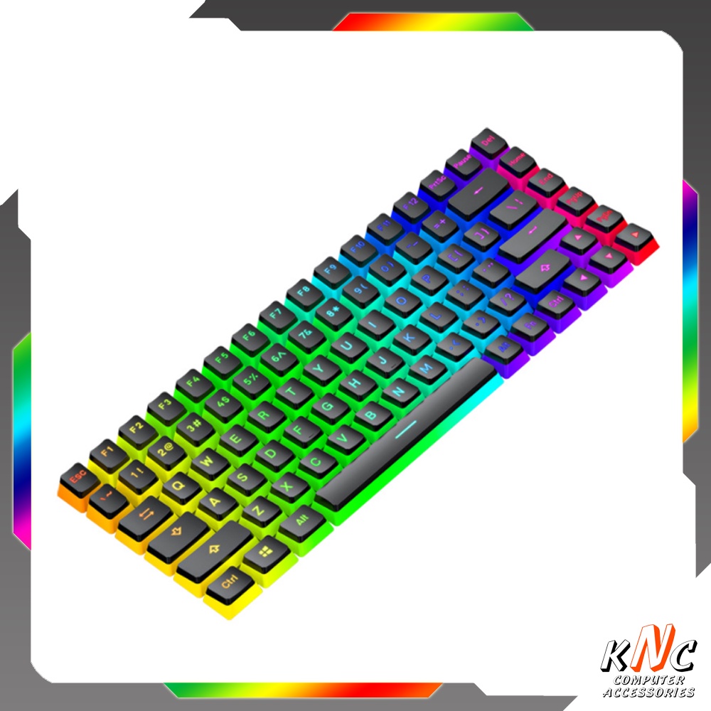 Bộ Nút Phím Keycap Pudding Dùng Cho Bàn Phím Cơ, Nhựa PBT Xuyên Led, Đủ Bộ 108 Phím, Dòng OEM