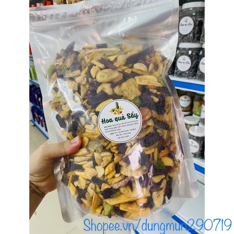 1KG THẬP CẨM VỠ (HOA QUẢ SẤY VỠ)
