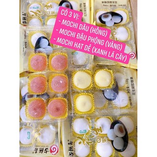 Combo 3 khay bánh mochi tươi mỗi khay 108g date 6 tháng.