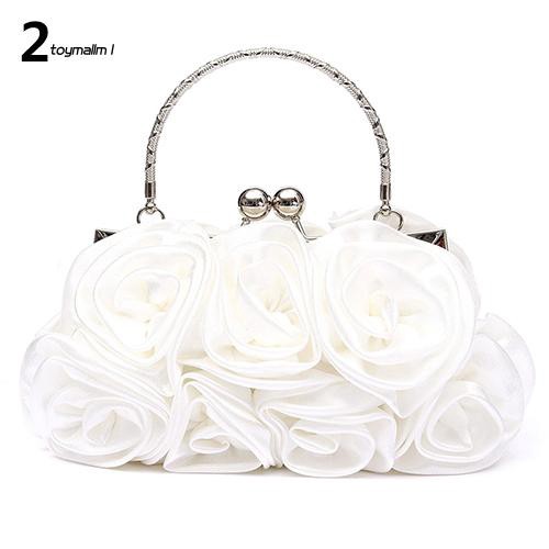 Túi xách thêu hoa hồng xinh xắn thời trang cho phái nữ