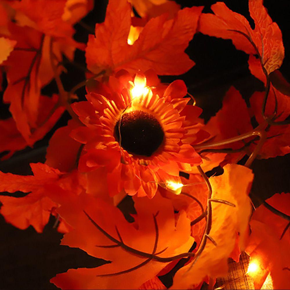 Vòng Hoa Hướng Dương Treo Tường Trang Trí Halloween
