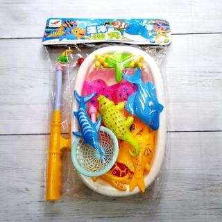 Bộ đồ chơi câu cá nam châm cần rút cỡ lớn