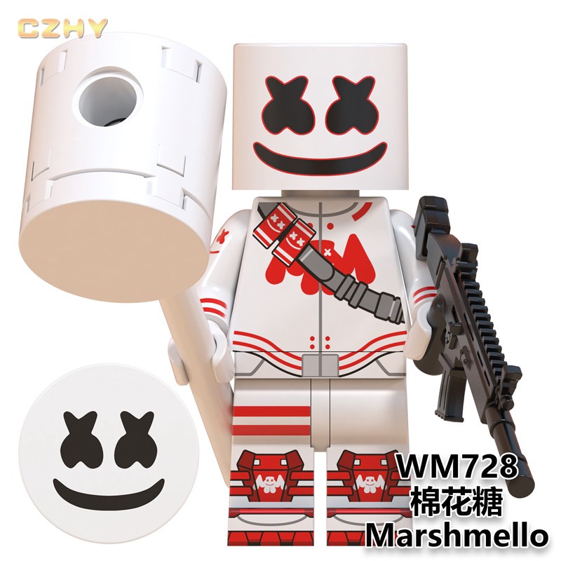 Bộ Lắp Ghép Lego Nhân Vật Dj Marshmellow Aim Agent Cho Trẻ Em Wm6064