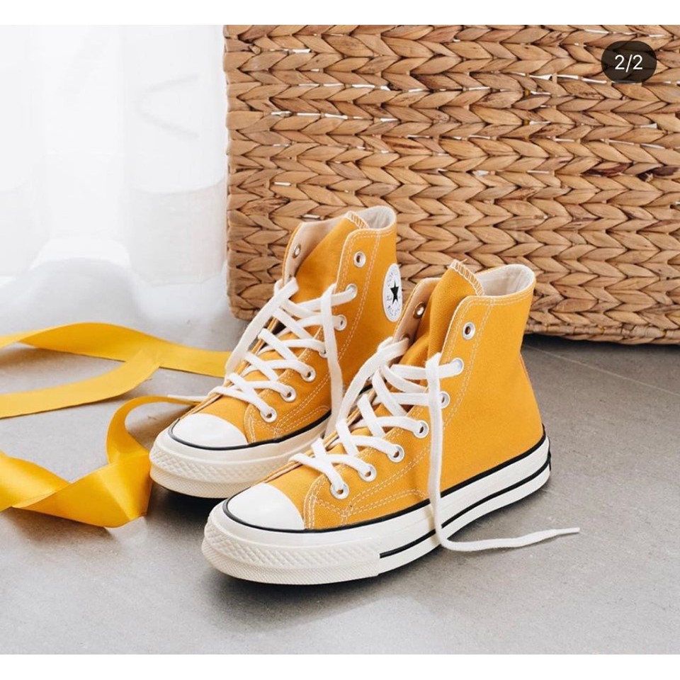 [ CHÍNH HÃNG ] giày sneaker CONVERSEE CHUCK 70S HIGH SUNFLOWER | BigBuy360 - bigbuy360.vn