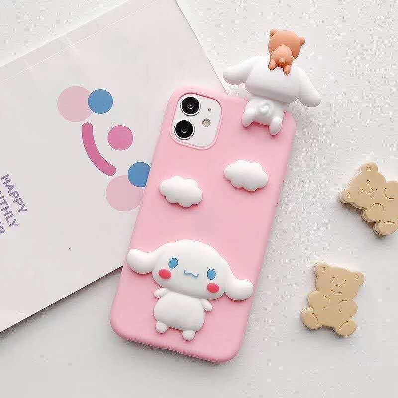 Vivo Y11 Y17 Y15 2020 Y12 V9 V11i V11 V15 Pro Y91 Y81 i Y91C Y19 Y50 Y30 U10 Case Soft Cinnamoroll Papa Cute