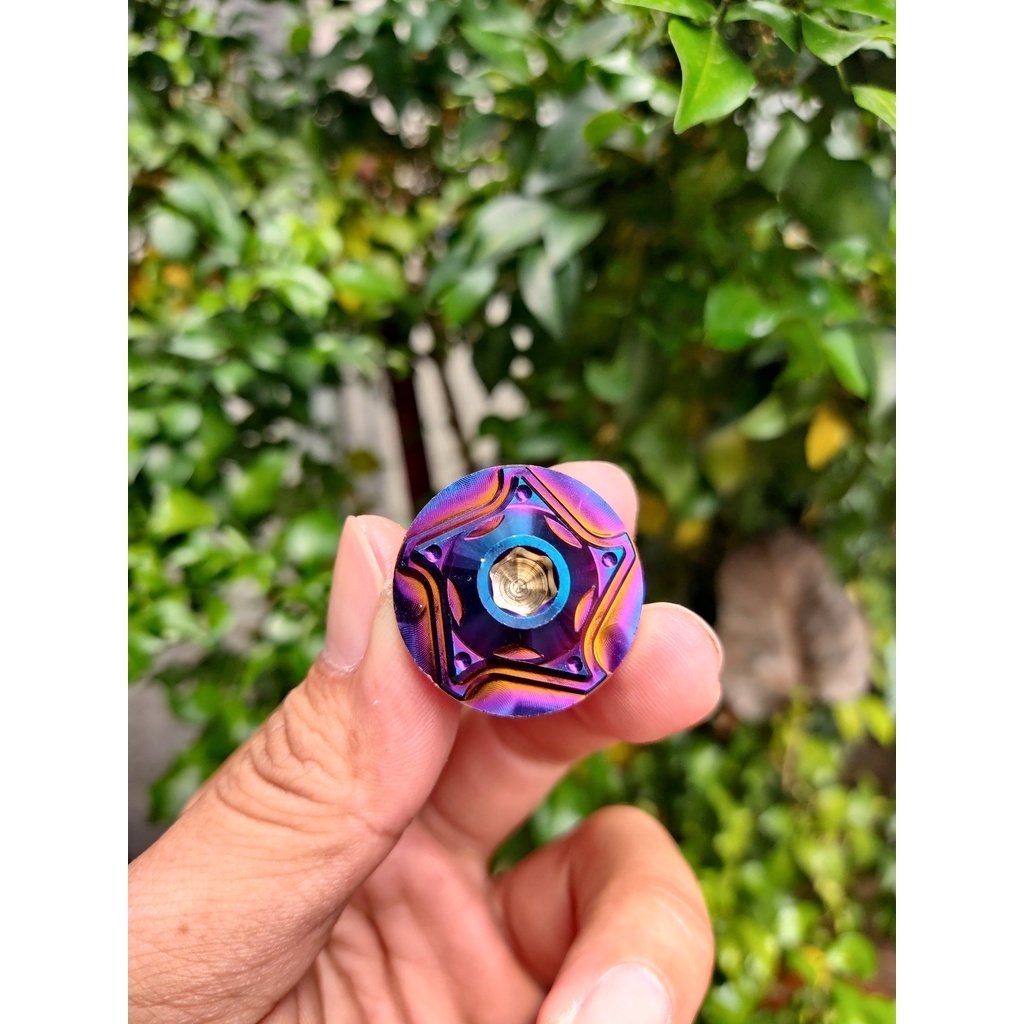 Ốc nắp nhớt, Ốc nhớt inox xi Titan Honda Yamaha