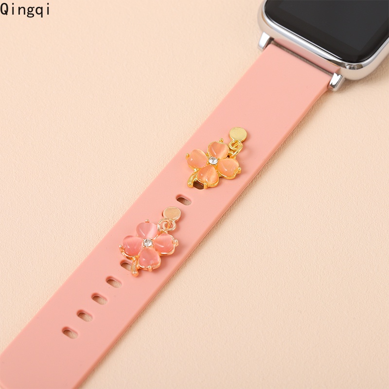 Phụ kiện MISS ZOE trang trí đồng hồ bằng silicon/trái tim/gấu dễ thương 45 kiểu lựa chọn