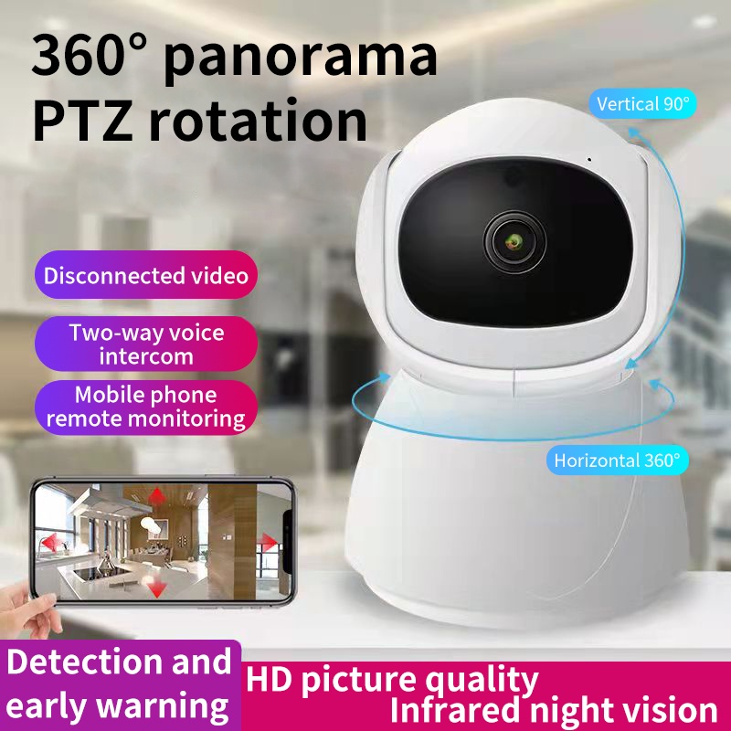 Camera 5G / 2.4G băng tần kép 2MP 1080P trong nhà PTZ xoay 360 độ không dây WIFI CCTV IP